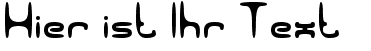 Ihre Vorschau von der Schriftart Spaceworm 02
