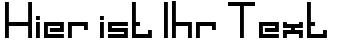 Ihre Vorschau von der Schriftart Spaceworm