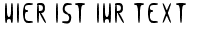 Ihre Vorschau von der Schriftart Woomble 002