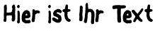 Ihre Vorschau von der Schriftart Font On A Stick