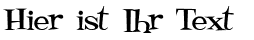 Ihre Vorschau von der Schriftart Fontdinerdotcom Loungy