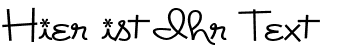 Ihre Vorschau von der Schriftart Rickles