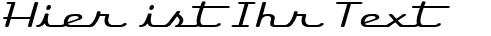 Ihre Vorschau von der Schriftart Rocket Script