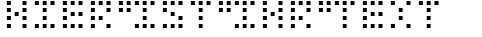 Ihre Vorschau von der Schriftart Bit Dotted