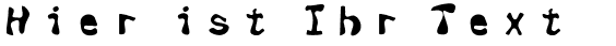 Ihre Vorschau von der Schriftart Black ink