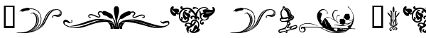 Ihre Vorschau von der Schriftart Florals 2