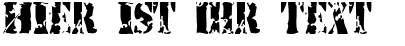 Ihre Vorschau von der Schriftart 4YEOstamp