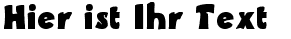 Ihre Vorschau von der Schriftart Pachyderm