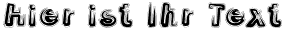 Ihre Vorschau von der Schriftart Smoke Contour Italic