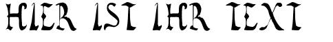 Ihre Vorschau von der Schriftart Vatican Rough Letters, 8th c.