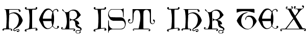 Ihre Vorschau von der Schriftart British Museum, 14th c.