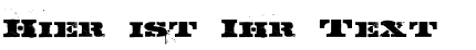 Ihre Vorschau von der Schriftart Gasmask