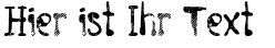 Ihre Vorschau von der Schriftart Vtks Entulho