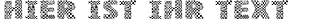 Ihre Vorschau von der Schriftart VTKS Squares