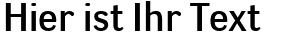 Ihre Vorschau von der Schriftart Negotiate