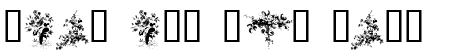 Ihre Vorschau von der Schriftart Florals 1