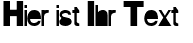 Ihre Vorschau von der Schriftart AI hellvertigo