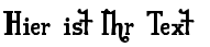 Ihre Vorschau von der Schriftart VonFont