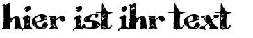 Ihre Vorschau von der Schriftart Scrubble