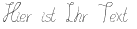 Ihre Vorschau von der Schriftart Lydeke Handwrithing