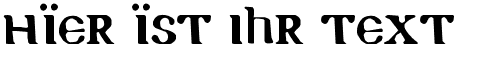 Ihre Vorschau von der Schriftart Holy Empire