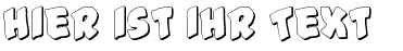 Ihre Vorschau von der Schriftart #44 Font Shadow