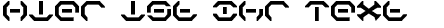Ihre Vorschau von der Schriftart Alpha Sentry