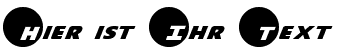 Ihre Vorschau von der Schriftart Dot.com