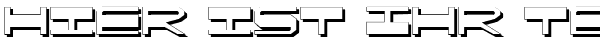 Ihre Vorschau von der Schriftart QuickGear Shadow