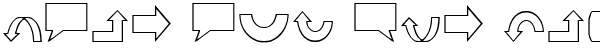 Ihre Vorschau von der Schriftart VariShapes