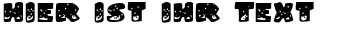 Ihre Vorschau von der Schriftart Land Shark