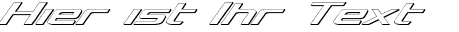 Ihre Vorschau von der Schriftart Concielian 3D