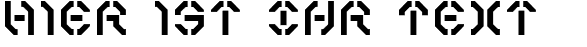 Ihre Vorschau von der Schriftart Year 3000