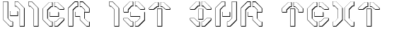 Ihre Vorschau von der Schriftart Year 3000 Outline