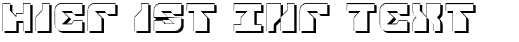 Ihre Vorschau von der Schriftart Replicant Shadow