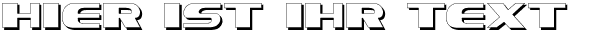 Ihre Vorschau von der Schriftart Xcelsion Shadow