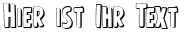 Ihre Vorschau von der Schriftart Earth's Mightiest 3D