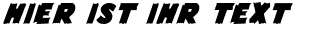 Ihre Vorschau von der Schriftart Flying Leatherneck