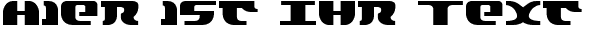 Ihre Vorschau von der Schriftart Lord of the Sith