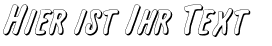 Ihre Vorschau von der Schriftart International Super Hero Out