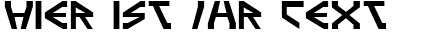 Ihre Vorschau von der Schriftart Terra Firma