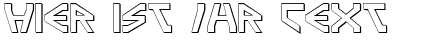 Ihre Vorschau von der Schriftart Terra Firma Shadow