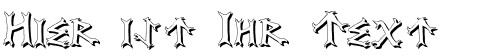 Ihre Vorschau von der Schriftart Dragon Order Shadow