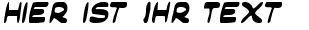Ihre Vorschau von der Schriftart Masked Marvel