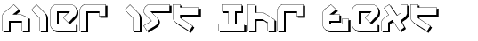 Ihre Vorschau von der Schriftart Yahren Shadow
