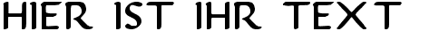 Ihre Vorschau von der Schriftart Justinian