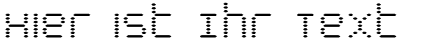 Ihre Vorschau von der Schriftart Byte Police