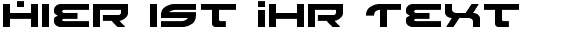 Ihre Vorschau von der Schriftart Battlefield