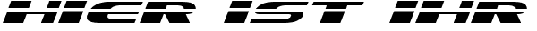 Ihre Vorschau von der Schriftart Excelerate
