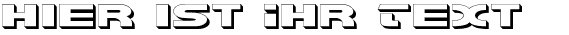 Ihre Vorschau von der Schriftart Galant Shadow